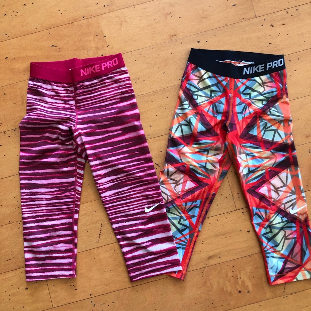 Nike Pro Workout Leggings XS Pink